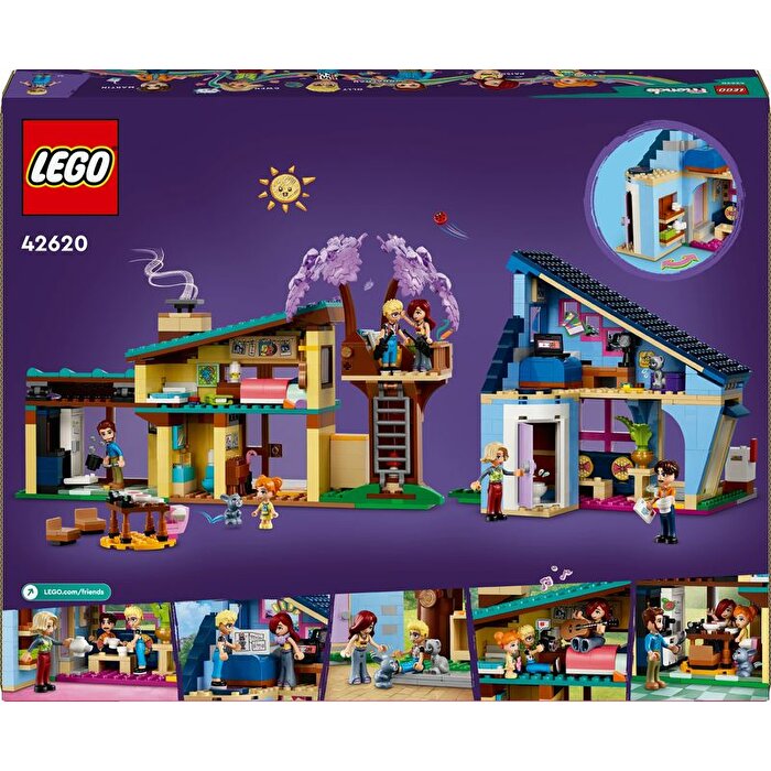 LEGO Friends Olly ve Paisley'nin Aile Evleri 42620