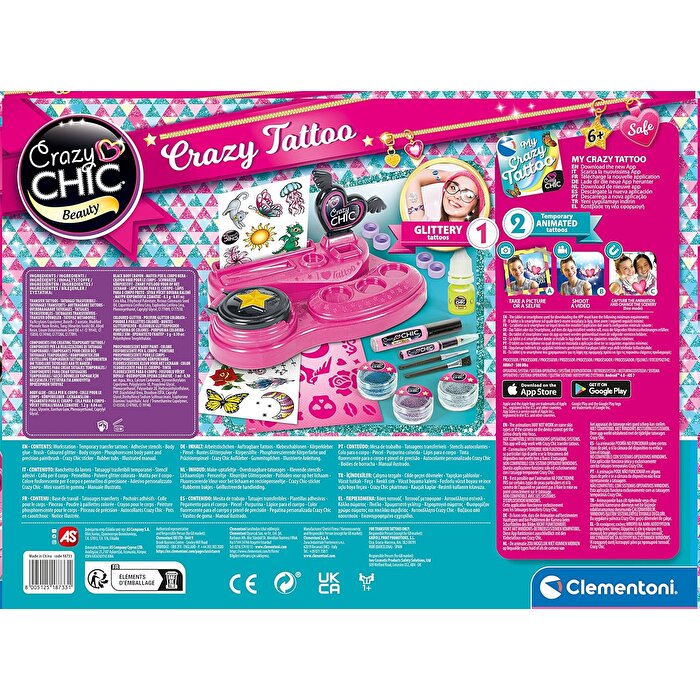 Clementoni Crazy Chic Çılgın Dövmeler