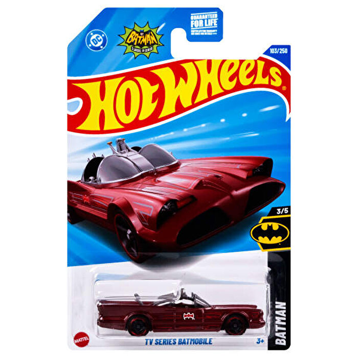 Hot Wheels Tekli Arabalar Tv Series Batmobile HYY05