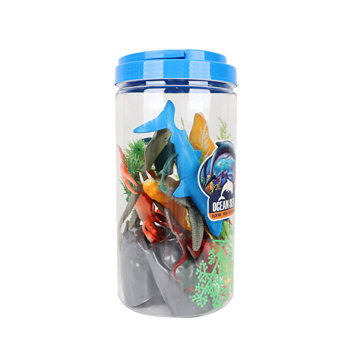 Deniz Hayvanları Tüpte 6'lı Hayvan Oyun Seti