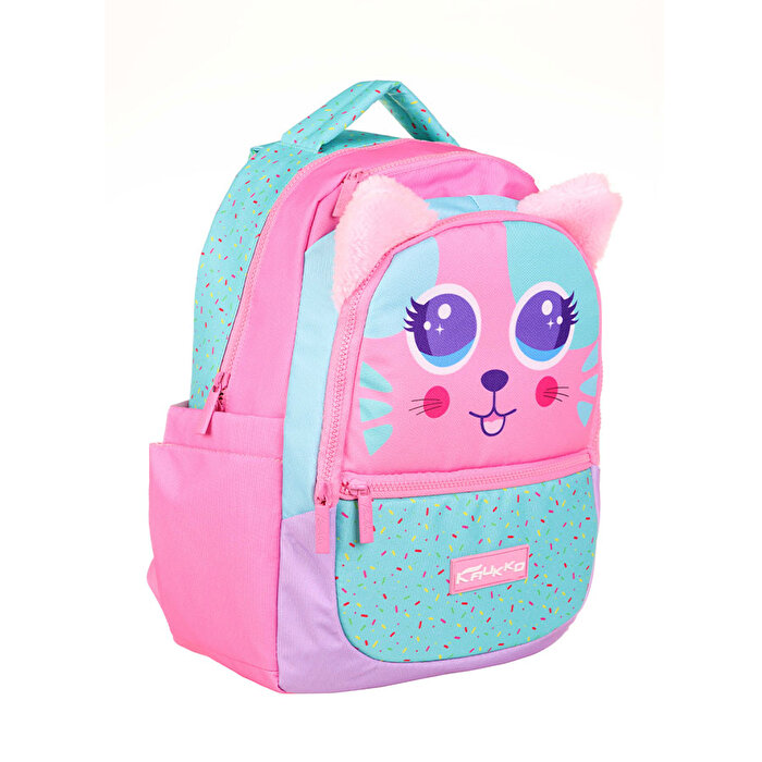Kaukko Kids Cute Face Mouse Okul Çantası