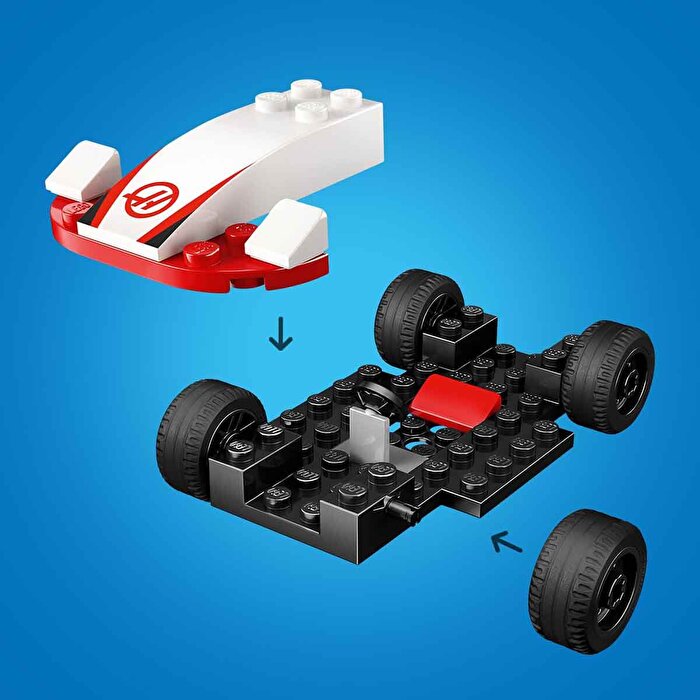 LEGO City F1 Williams Racing ve Haas F1 Yarış Arabaları 60464