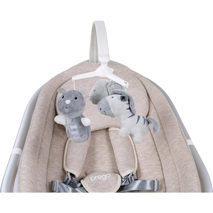 Prego Montes Elektrikli Beşik Gri