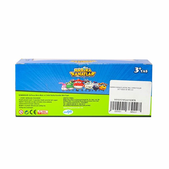 Harika Kanatlar Bloklu Mini Figür Todd ve Bello 2'li Set