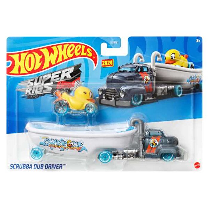 Hot Wheels Taşıyıcı Tırlar Scrubba Dub Drıver HVD96