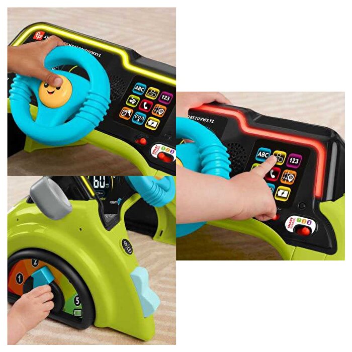 Fisher Price Sesli ve Işıklı Eğlen ve Öğren İlk Arabam HYR91