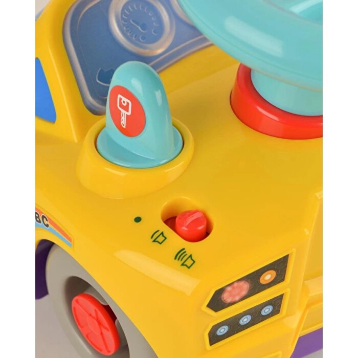 Sesli Müzikli ve Işıklı Çok Fonksiyonlu Eğlenceli Arabam