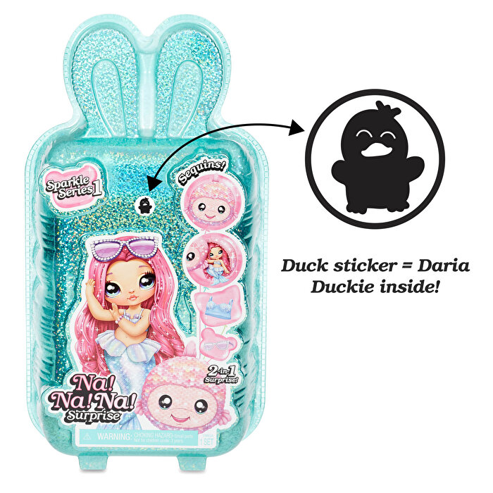 Na! Na! Na! Sürpriz Parıltılı Seri 1 Duck Daria Duckie