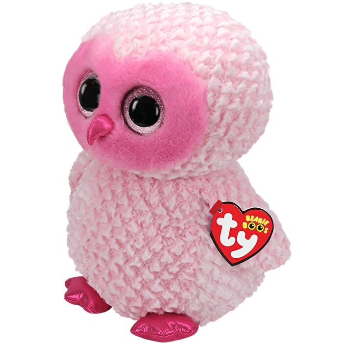 TY Beanie Boo´s Pembe Baykuş Twiggy Peluş 25 Cm
