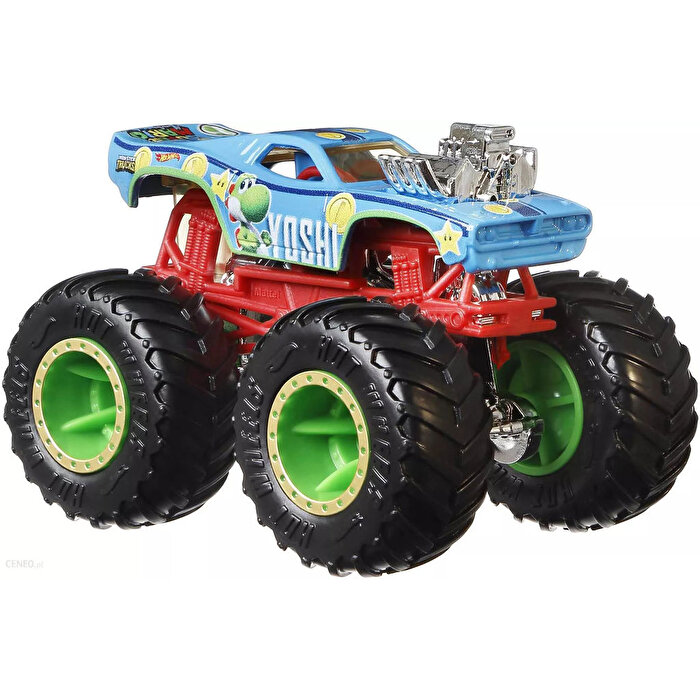 Hot Wheels Monster Trucks Gösteri Dünyası Temalı 1:64 Arabalar Yoshi HCR77