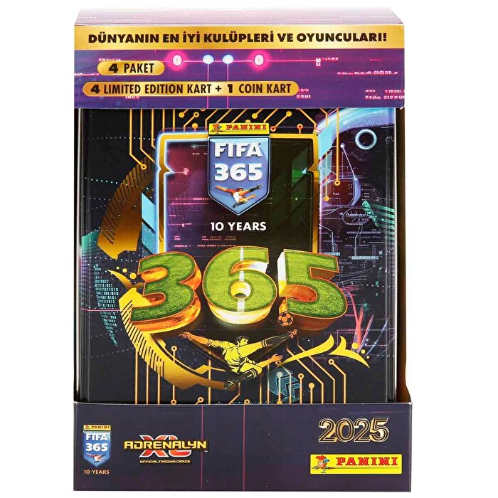 Panini FIFA 365 Adrenalyn XL 2025 Tin Box Futbolcu Kartları