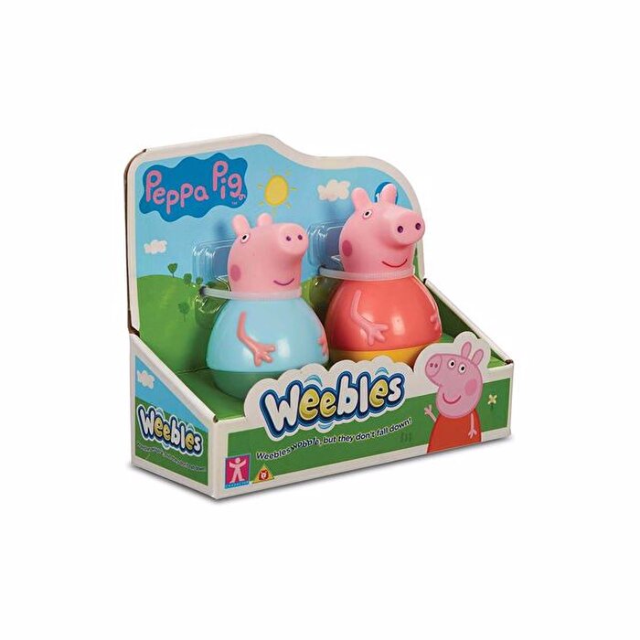 Weebles Peppa Pig 2li Paket - 7666 Peppa Pig ve George Pig