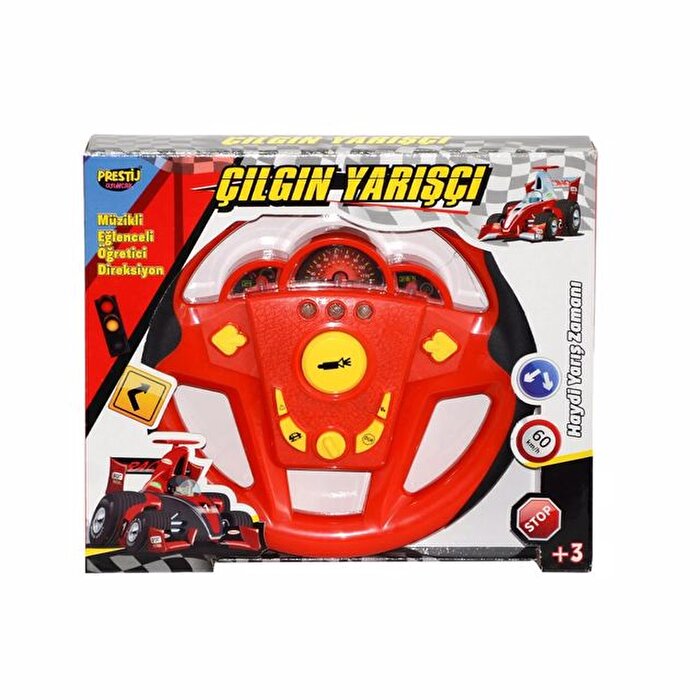 Çılgın Yarışçı Direksiyonu Kırmızı
