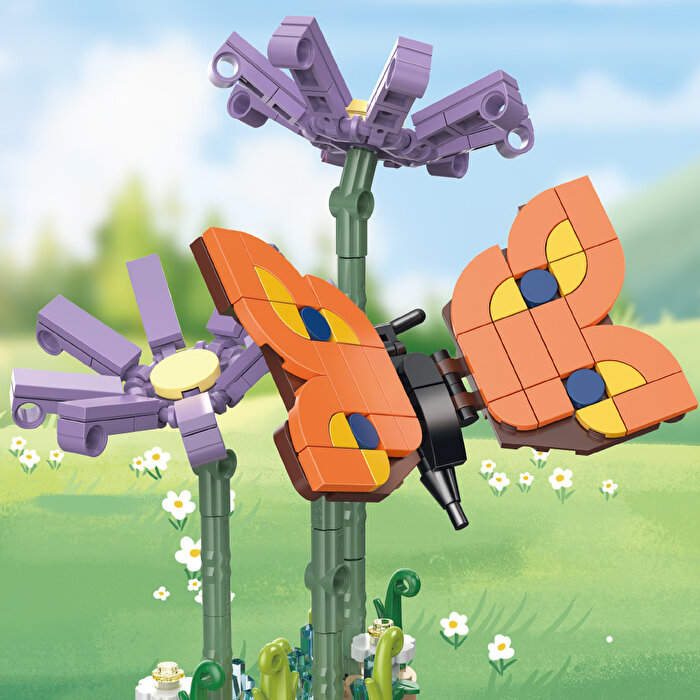 Mega Blok Çiçek ve Kelebek 173 Parça