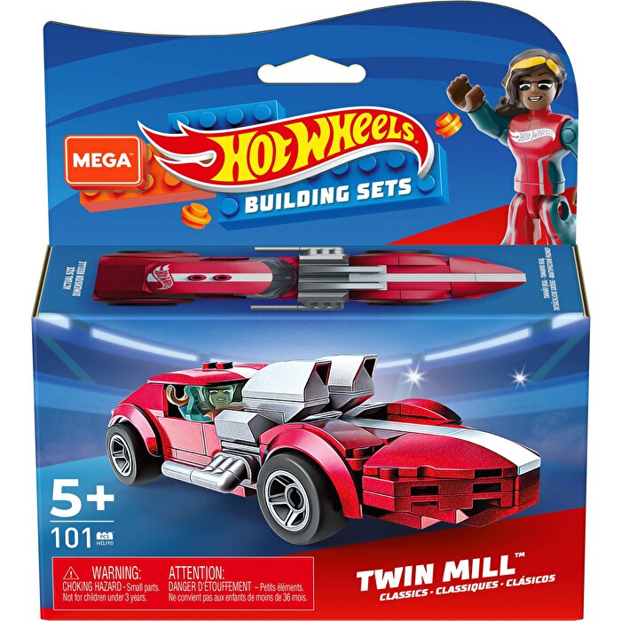 Mega Construx Hot Wheels Blok Araçlar Serisi Twin Mill HDJ90