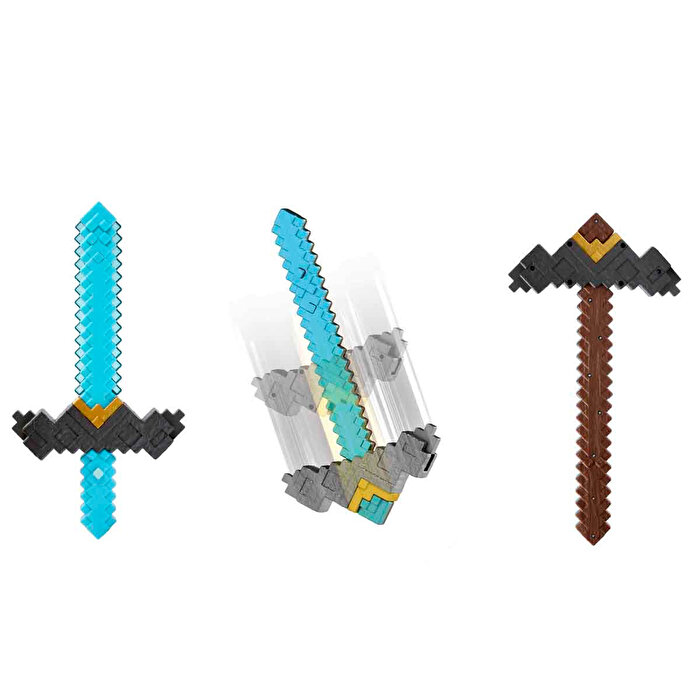 Minecraft 2'si 1 Arada Dönüşebilen Kılıç JFR72