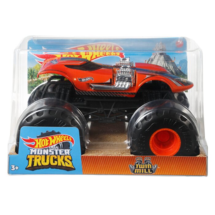 Hot Wheels Monster Trucks 1:24 Arabalar Twin Mill GWK98