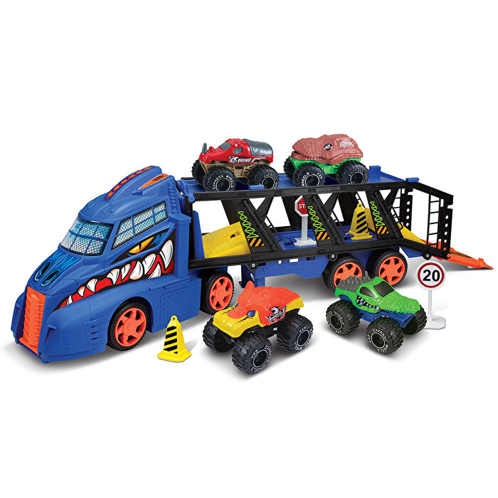 Express Wheels Combo Animal Truck ve Launcher Playset