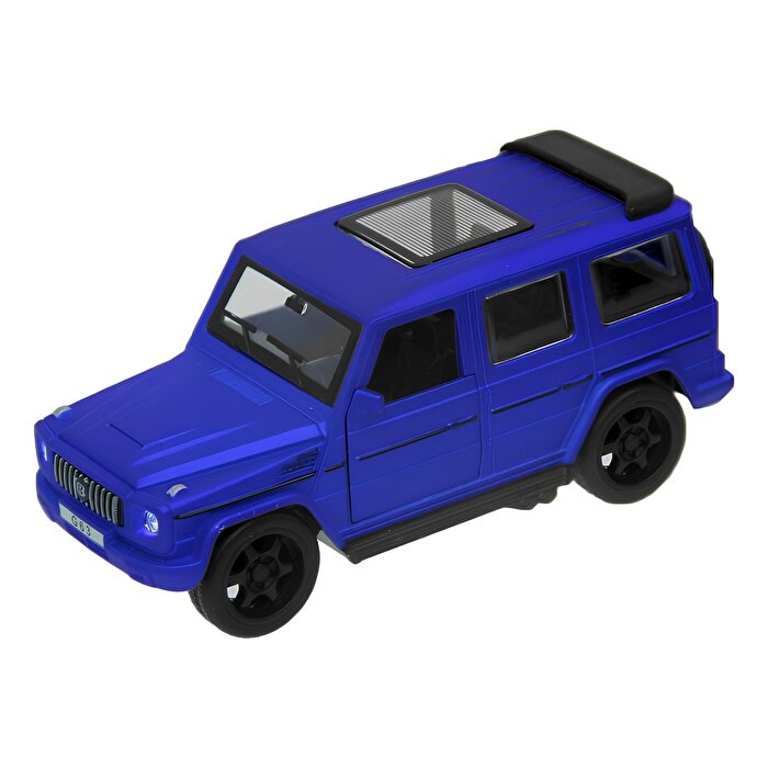 Sesli Işıklı Metal Çek Bırak Jeep Koyu Mavi