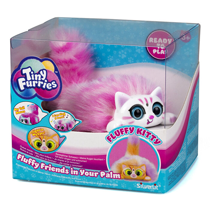 Tiny Furries Fluffy Kitties Beyaz Pembe Çizgili 83689