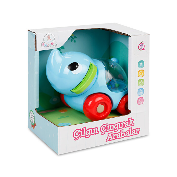 Babycim Çılgın Çıngırak Araba Fil