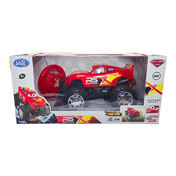 2 Fonksiyonlu Uzaktan Kumandalı Kırmızı Jeep