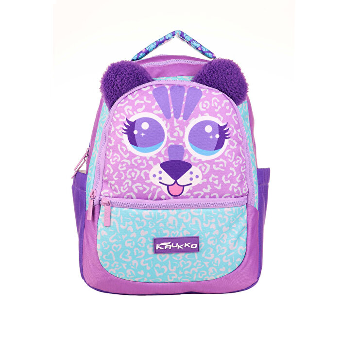 Kaukko Kids Cute Face Tiger Okul Çantası