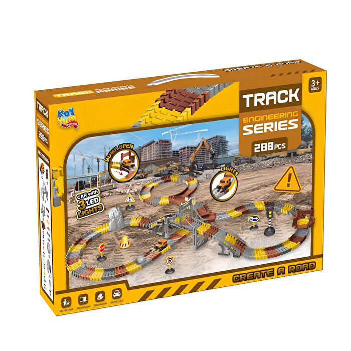 İnşaat Tracks Yol Set 288 Parça