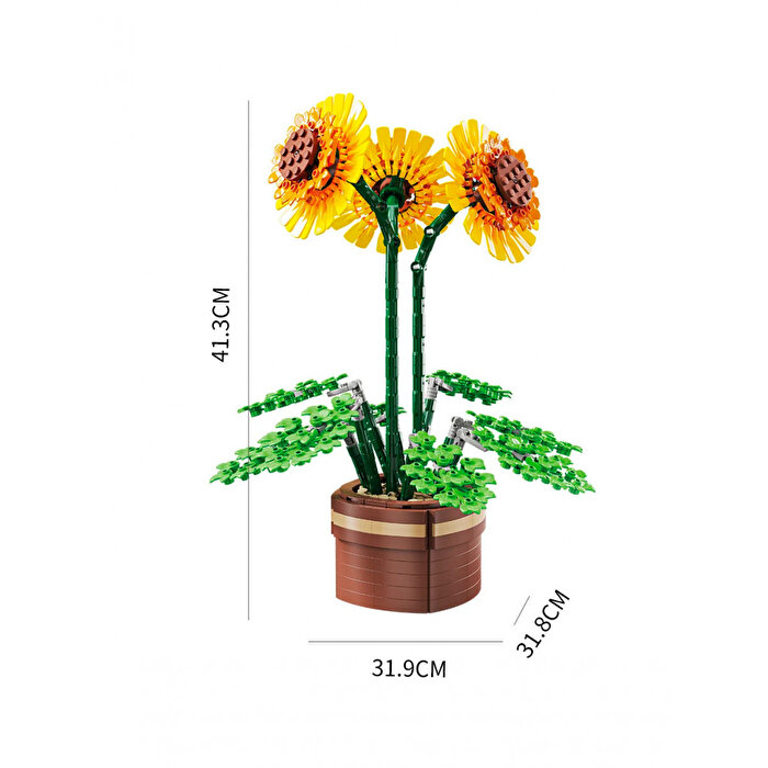 Mega Blok Çiçek Ayçiçeği 731 Parça