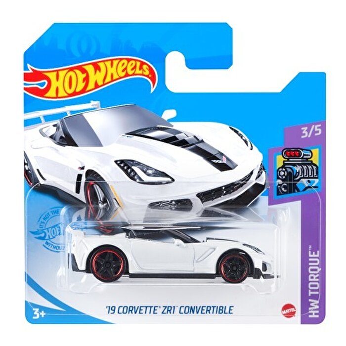 Hot Wheels Tekli Araba '19 Corvette ZR1 Convertible GRY03