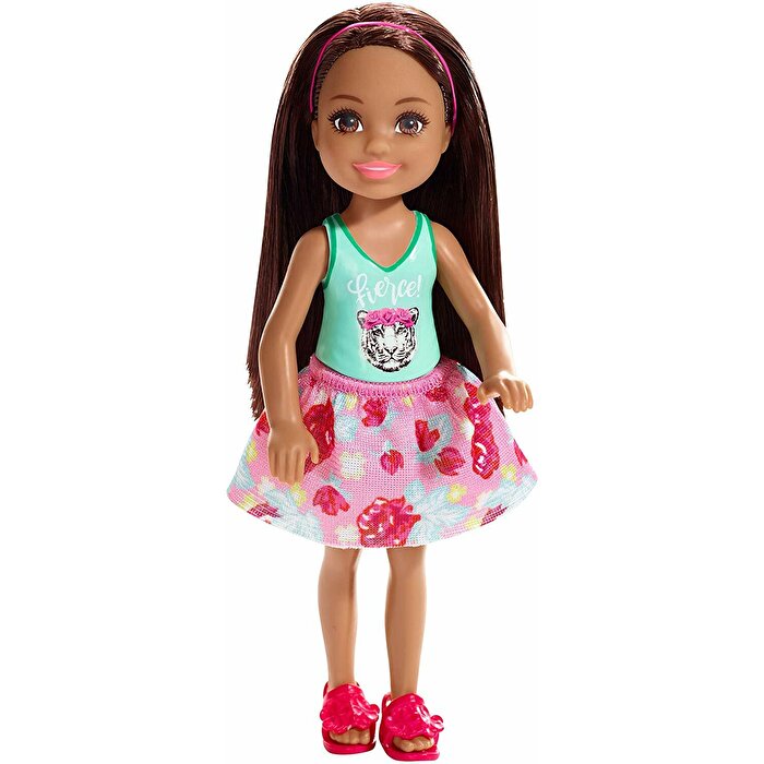 Barbie Aksesuarlı Chelsea Bebekler Kaplan Tişörtlü FXG79