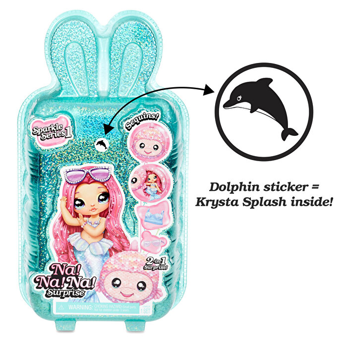 Na! Na! Na! Sürpriz Parıltılı Seri 1 Dolphin Krysta Splash