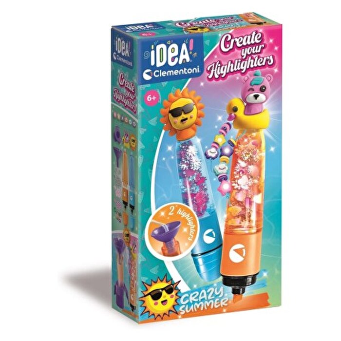 Clementoni Idea Fosforlu Kalem Tasarım Standı Crazy Summer