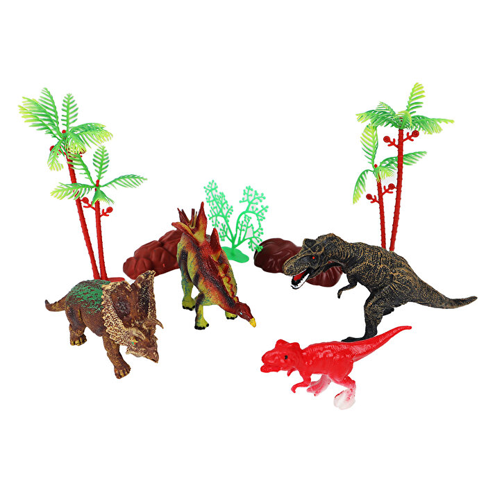 Çiftlik Dinozor Tüpte 6'lı Hayvan Oyun Seti