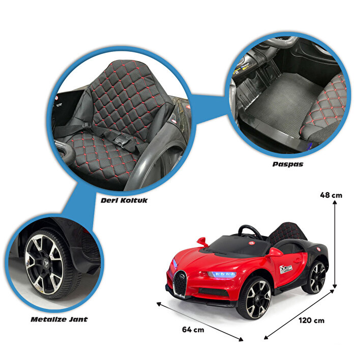 Bravo Gt 12 Volt Akülü Araba Kırmızı