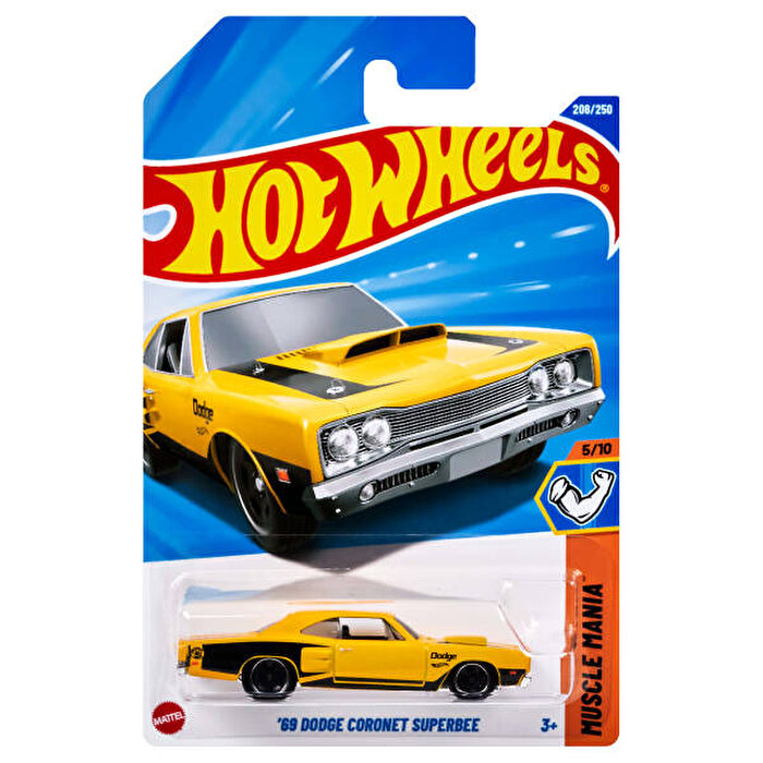Hot Wheels Tekli Arabalar 69 Dodge Corornet Superbee JBB27