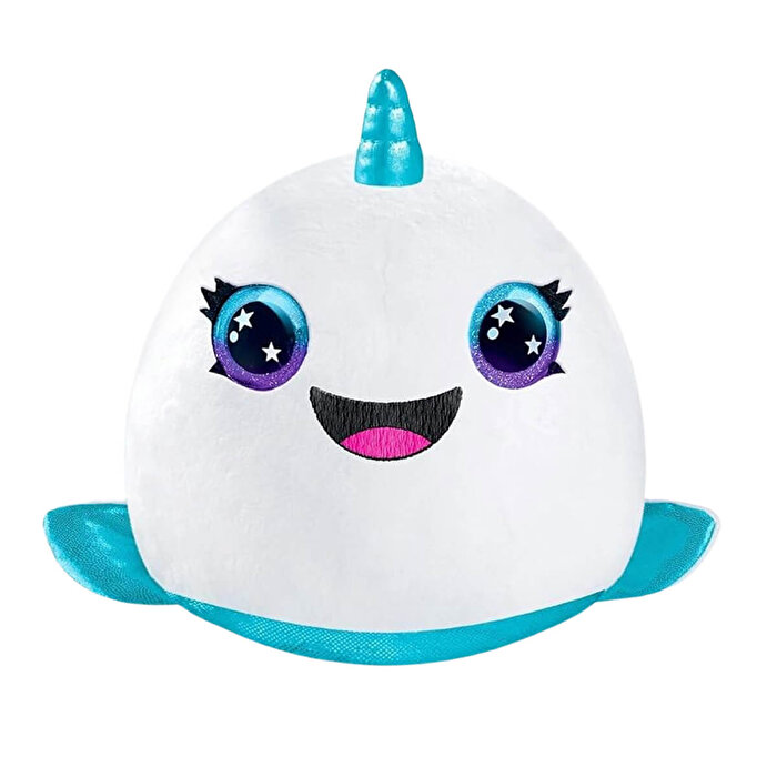 Airbrush Plush Squishy Peluş Neon Narwhal