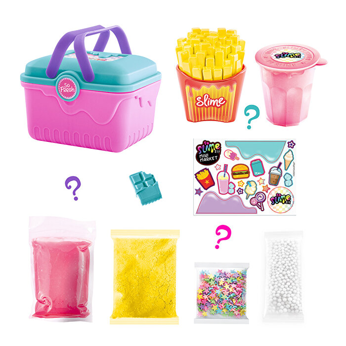So Slime DIY Slimelicious Mi̇ni̇ Market Sepeti̇ Snacks Collection