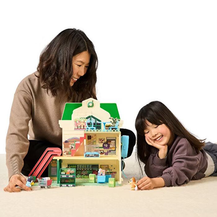 Bluey Yürüyen Merdivenli Süpermarket Oyun Seti