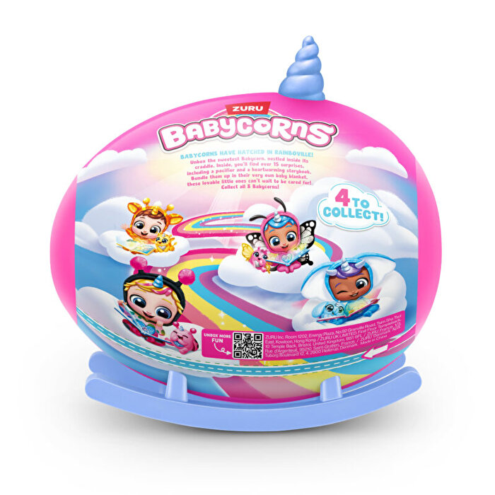 Rainbocorns Sevimli Sürpriz Bebek 92107 Mavi Boynuz