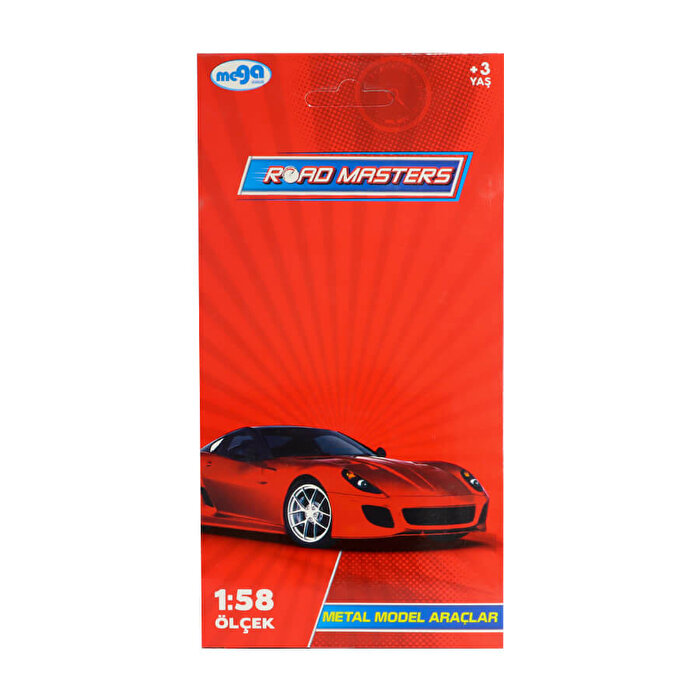 1:58 Die Cast Üçlü Metal Model Araçlar Yeşil-Mavi-Kırmızı
