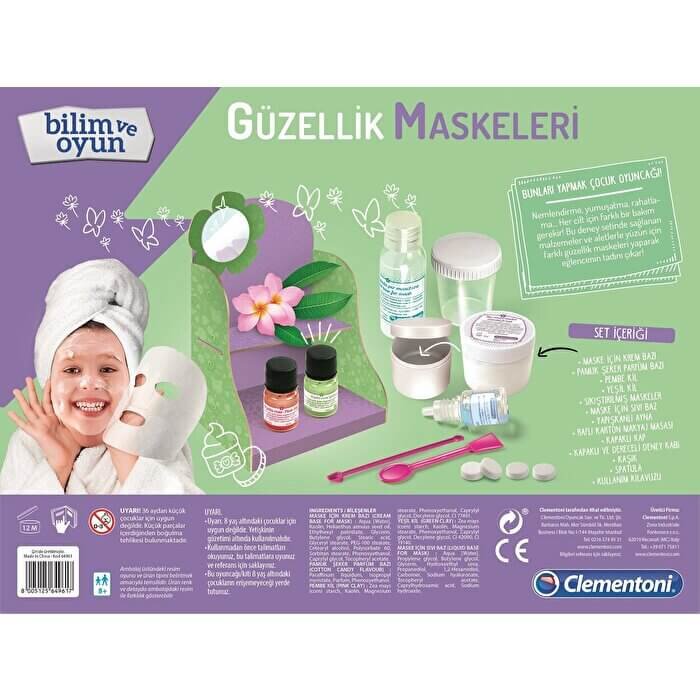 Bilim ve Oyun Güzellik Maskeleri
