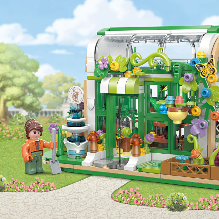 Mega Blok Çiçek Bahçe Tasarımı 463 Parça