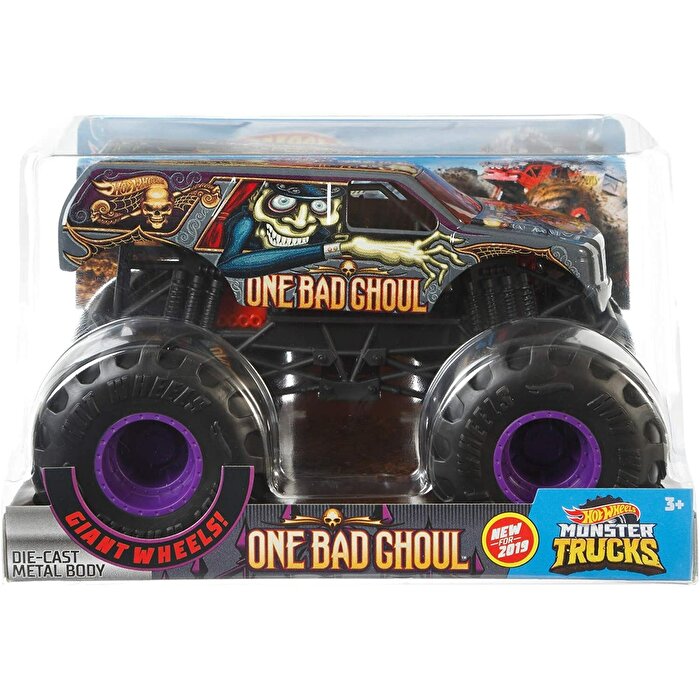 Hot Wheels Monster Trucks 1:24 Arabalar One Bad Ghoul GBV39