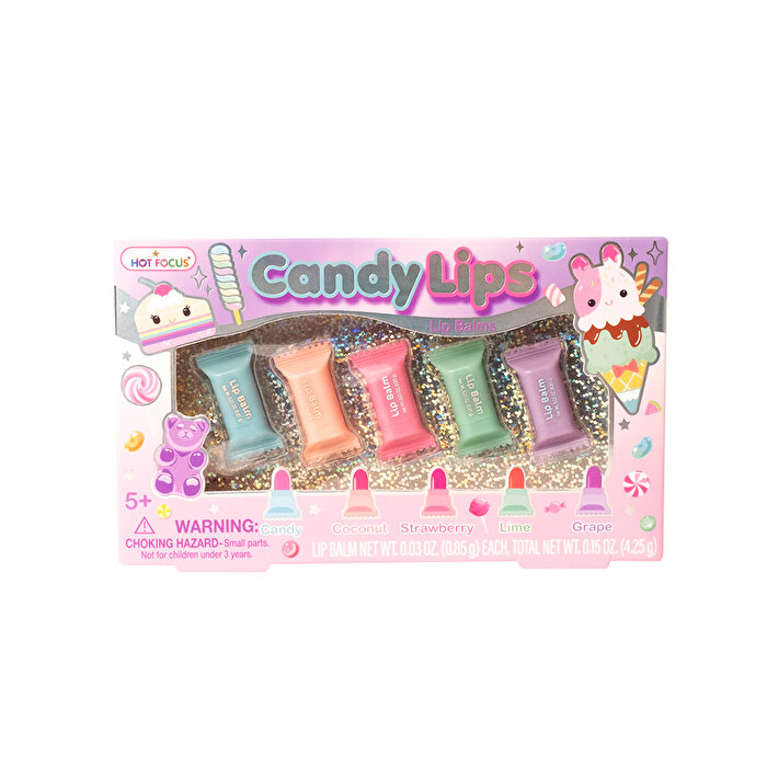 Hot Focus Candy Lips Sweet Lip Balm 5'li Set