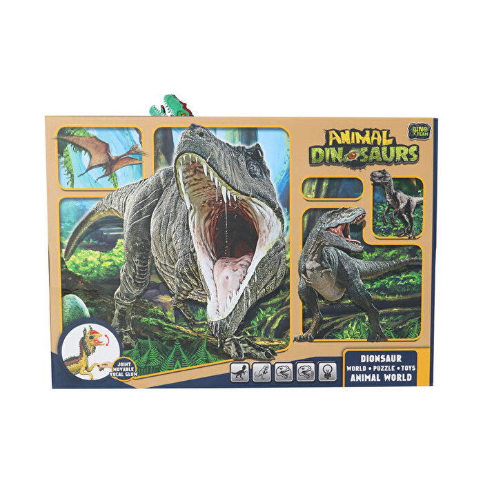 Animal Dinosaurs Serisi Sesli Işıklı Dino A4