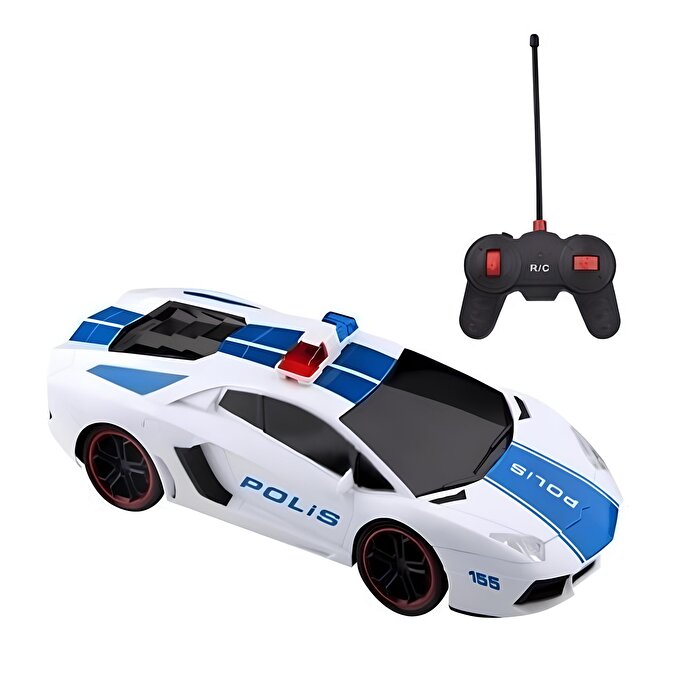 Uzaktan Kumandalı Şarjlı Işıklı Polis Arabası