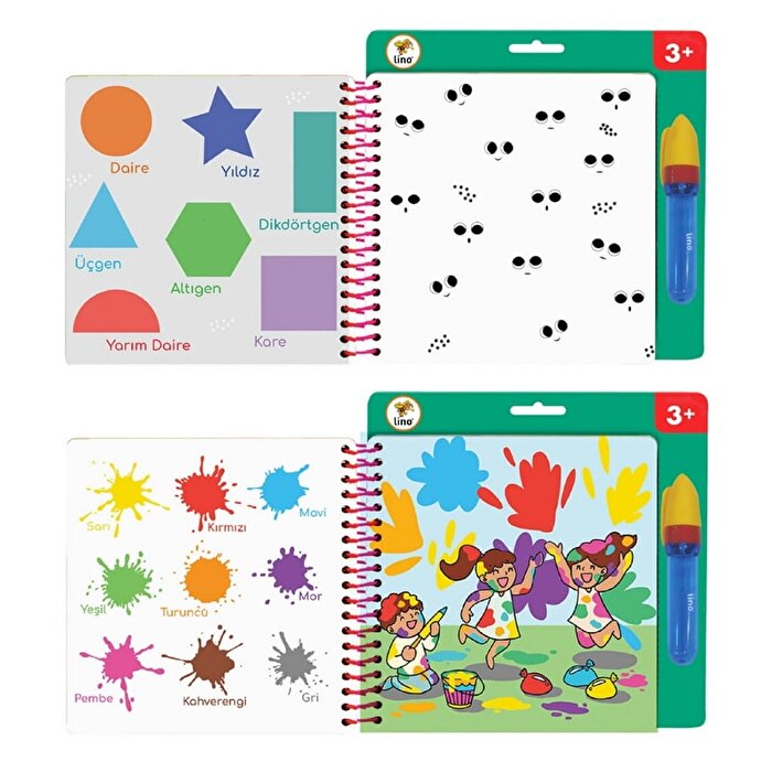 Aqua Magic Sihirli Boyama Kitabı Eğlenelim Öğrenelim