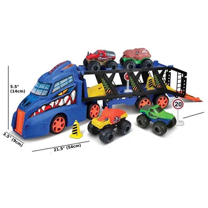 Express Wheels Combo Animal Truck ve Launcher Playset