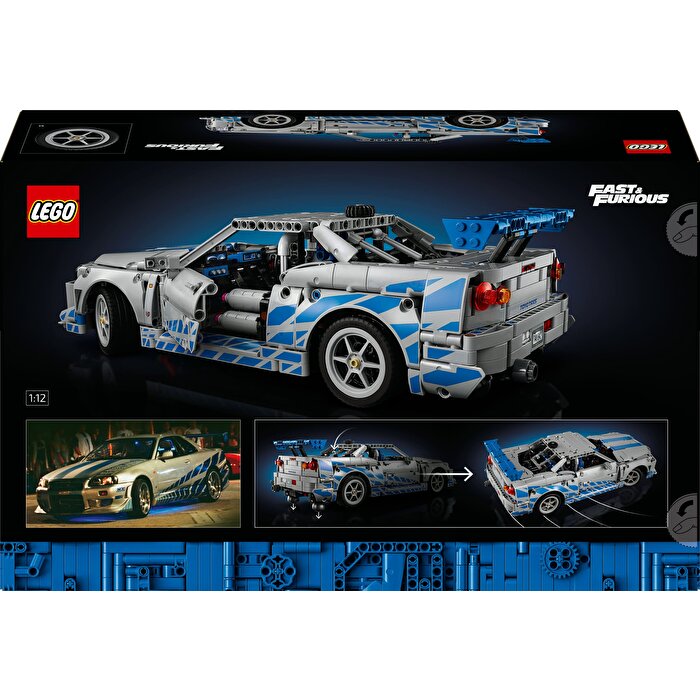 LEGO Technic Daha Hızlı Daha Öfkeli Nissan Skyline GT-R (R34) Araba 42210